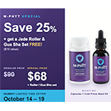 M-Phyt Promotion - SAVE 25% plus FREE Jade Roller and Gua Sha Too Set!